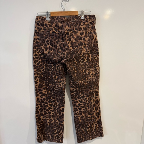 Abercrombie & Fitch Low Rise Baggy Jean Cheetah Animal Print - Picture 4 of 7